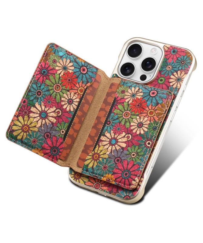 Coque iPhone 16 Pro Max MagFolio Daisy | Motif Fleuri & MagSafe