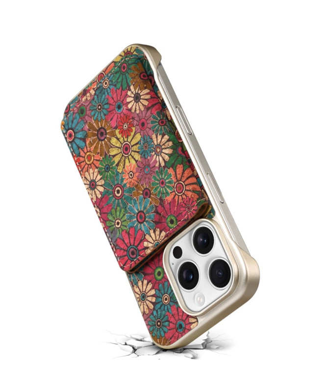 Coque iPhone 16 Pro Max MagFolio Daisy | Motif Fleuri & MagSafe