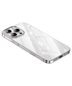 Coque iPhone 16 Pro Max CrystalGlow | Transparente et Scintillante