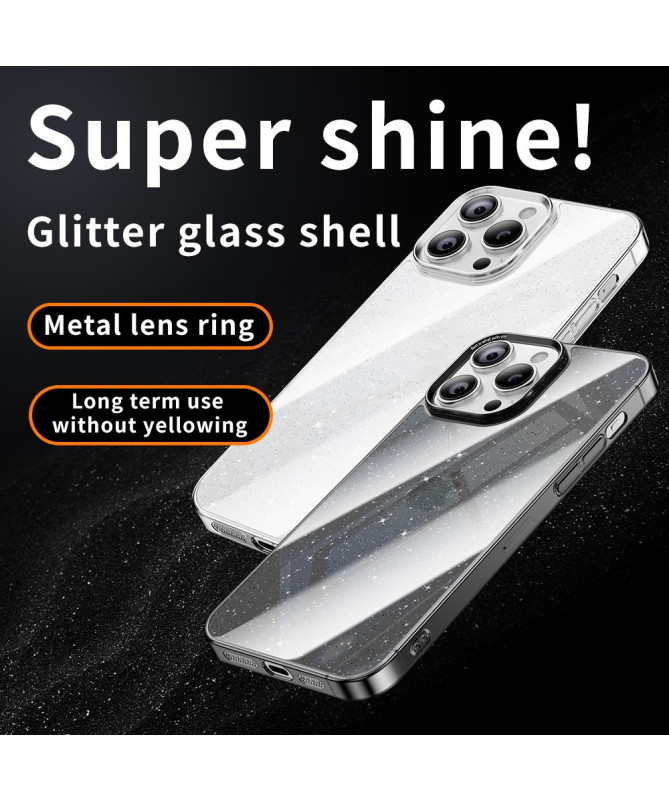 Coque iPhone 16 Pro Max CrystalGlow | Transparente et Scintillante