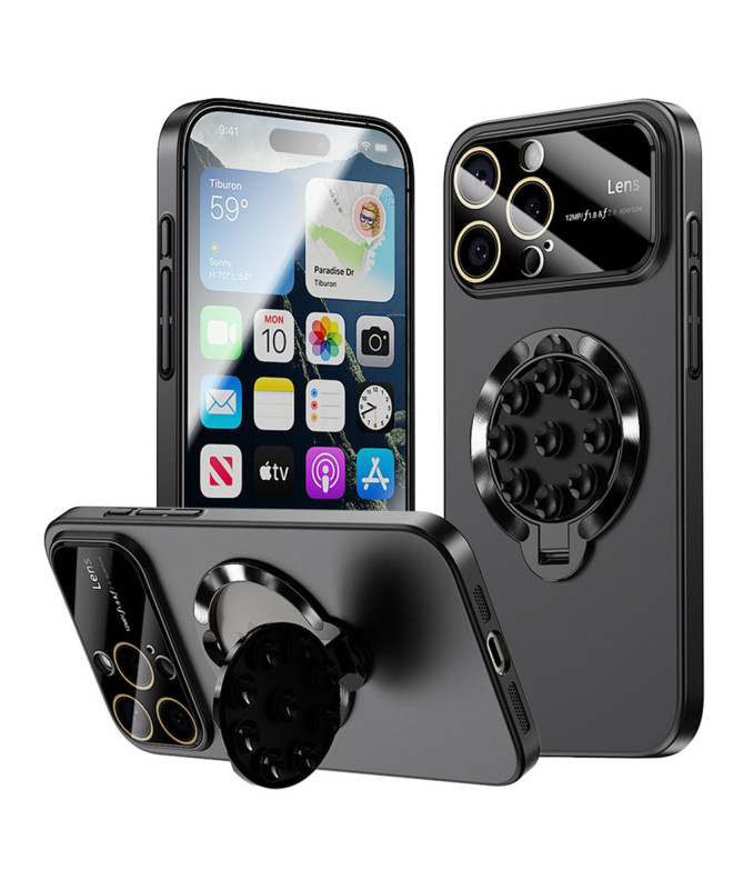 Coque iPhone 16 Pro Max Grip Stand | Support Ventouse & MagSafe