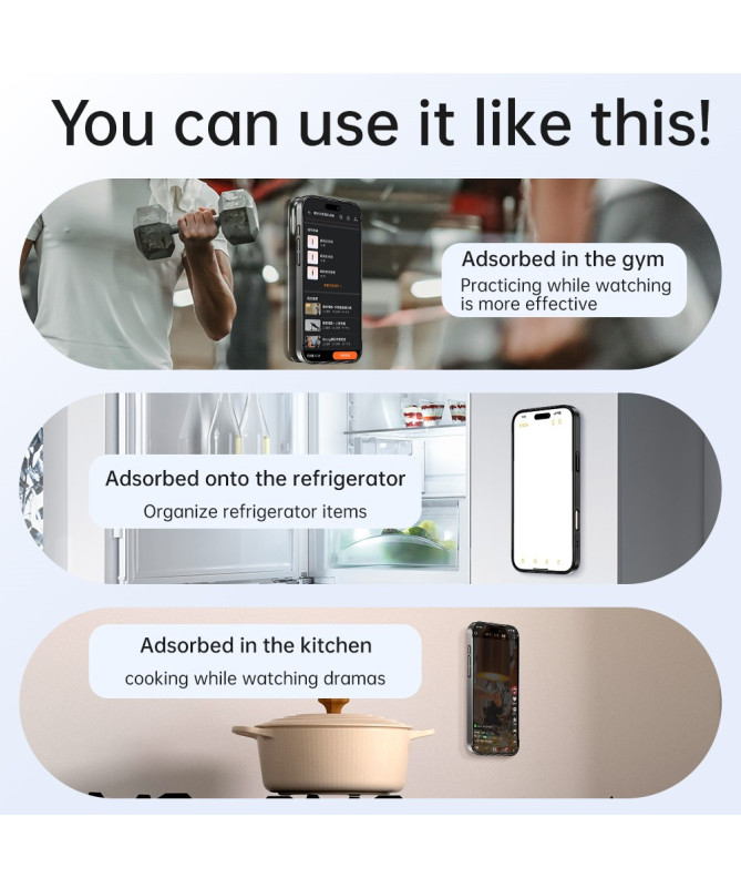 Coque iPhone 16 Pro Max Grip Stand | Support Ventouse & MagSafe