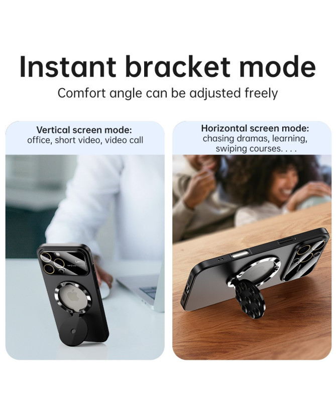 Coque iPhone 16 Pro Max Grip Stand | Support Ventouse & MagSafe