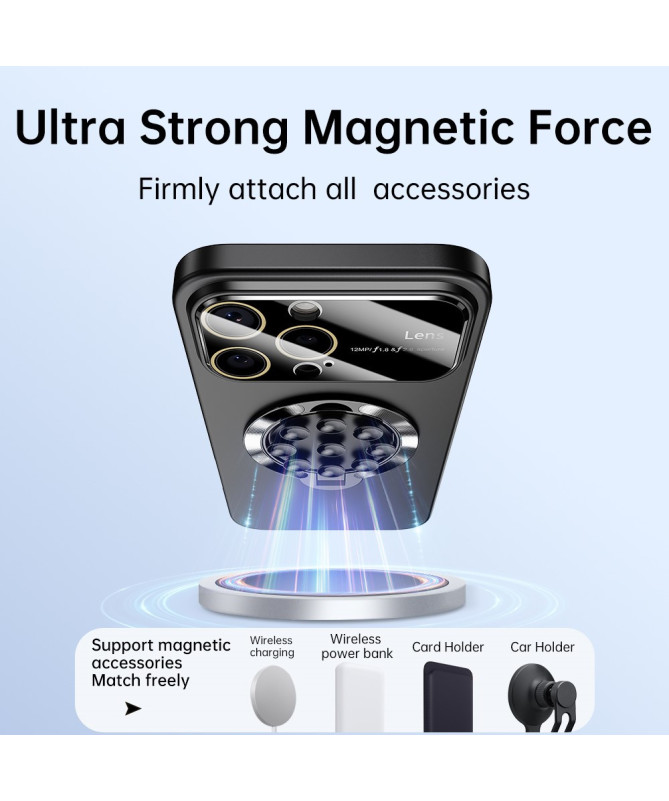 Coque iPhone 16 Pro Max Grip Stand | Support Ventouse & MagSafe