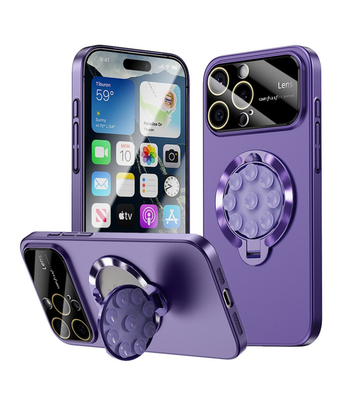 Coque iPhone 16 Pro Max Grip Stand | Support Ventouse & MagSafe