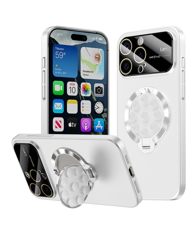 Coque iPhone 16 Pro Max Grip Stand | Support Ventouse & MagSafe