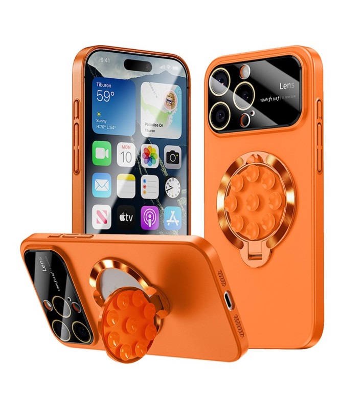 Coque iPhone 16 Pro Max Grip Stand | Support Ventouse & MagSafe