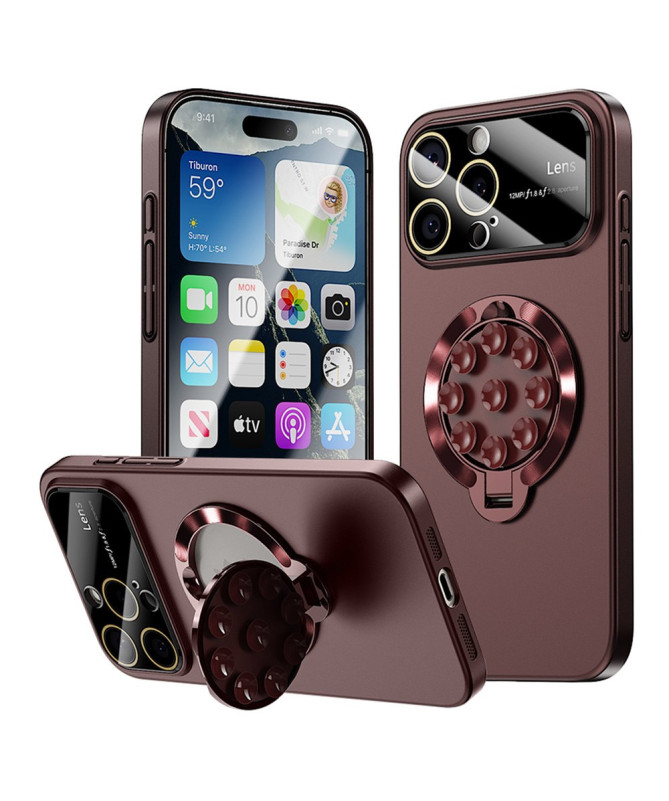 Coque iPhone 16 Pro Max Grip Stand | Support Ventouse & MagSafe
