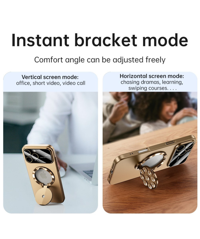 Coque iPhone 16 Pro Max Grip Stand | Support Ventouse & MagSafe