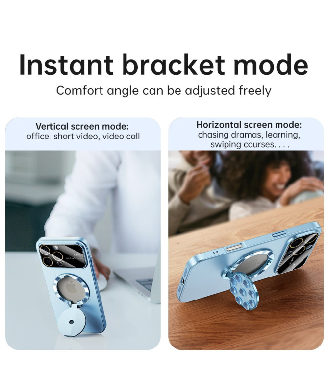 Coque iPhone 16 Pro Max Grip Stand | Support Ventouse & MagSafe