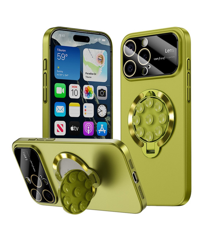 Coque iPhone 16 Pro Max Grip Stand | Support Ventouse & MagSafe