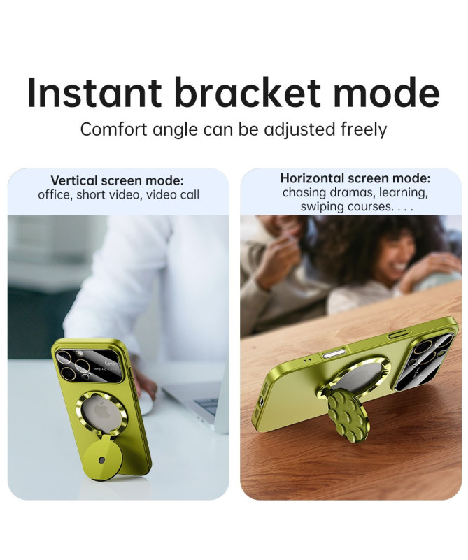 Coque iPhone 16 Pro Max Grip Stand | Support Ventouse & MagSafe