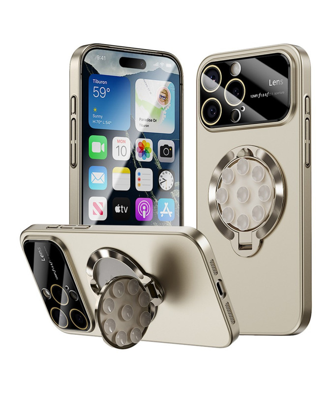 Coque iPhone 16 Pro Max Grip Stand | Support Ventouse & MagSafe