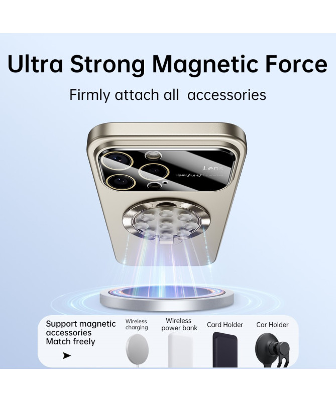 Coque iPhone 16 Pro Max Grip Stand | Support Ventouse & MagSafe