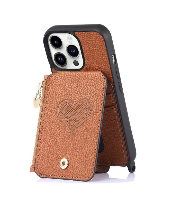 Coque iPhone 16 Pro Max Portefeuille, Stand et Lanière