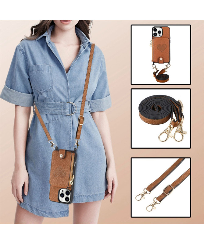 Coque iPhone 16 Pro Max Portefeuille, Stand et Lanière