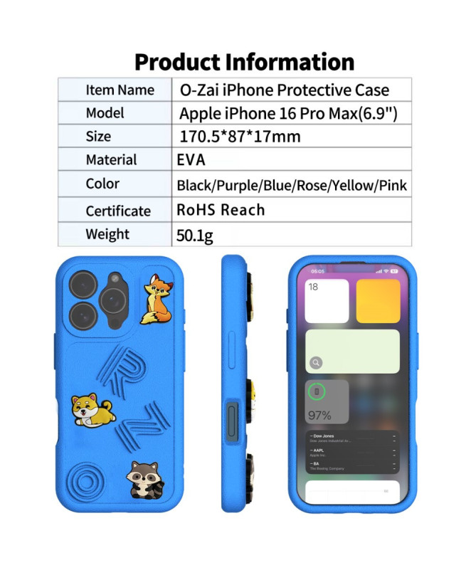 Coque iPhone 16 Pro Max PlayShield | Protection Sportive et Fun