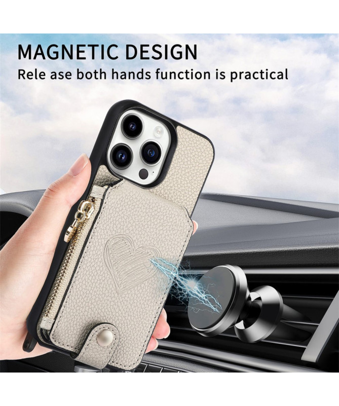 Coque iPhone 16 Pro Max Portefeuille, Stand et Lanière