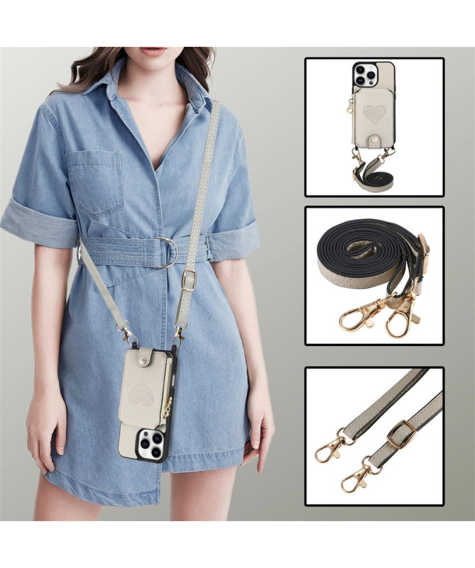 Coque iPhone 16 Pro Max Portefeuille, Stand et Lanière