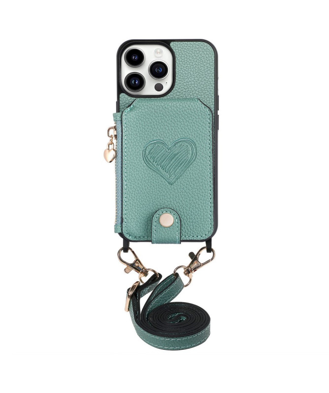 Coque iPhone 16 Pro Max Portefeuille, Stand et Lanière