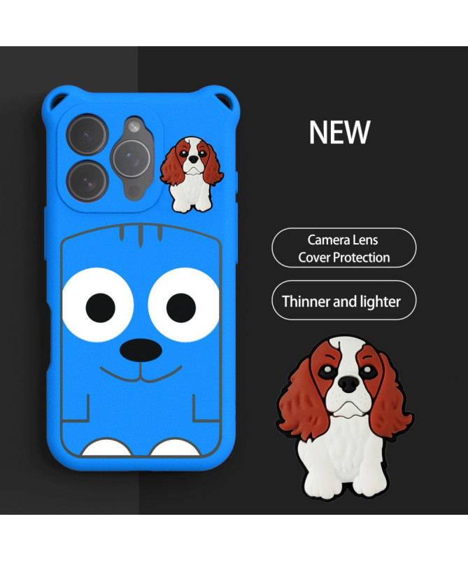 Coque iPhone 16 Pro Max FunGuard | Protection Chien Cartoon