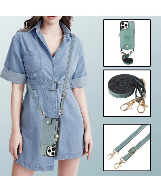 Coque iPhone 16 Pro Max Portefeuille, Stand et Lanière