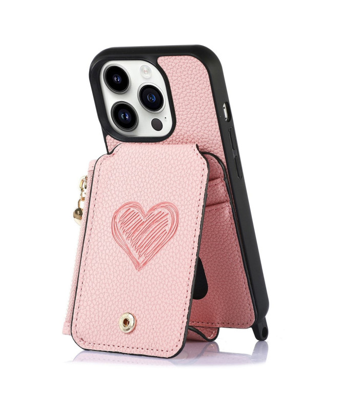 Coque iPhone 16 Pro Max Portefeuille, Stand et Lanière