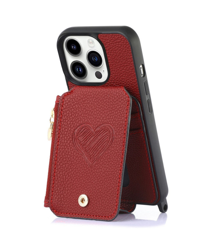 Coque iPhone 16 Pro Max Portefeuille, Stand et Lanière