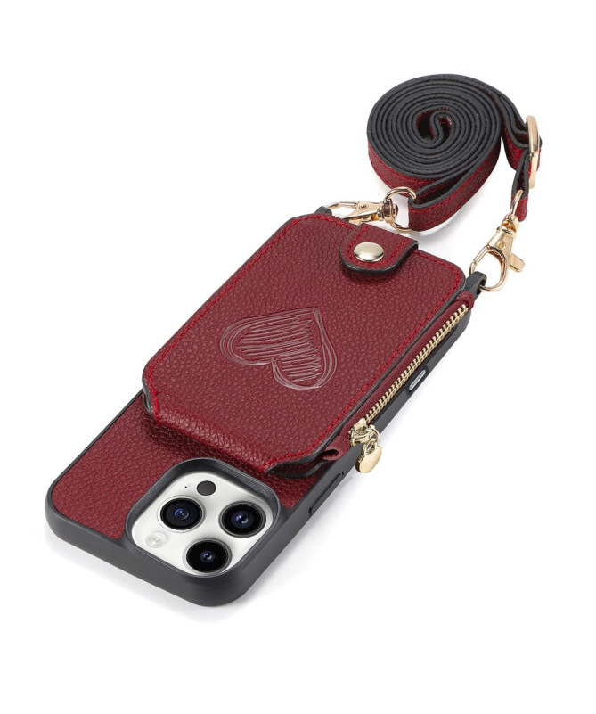 Coque iPhone 16 Pro Max Portefeuille, Stand et Lanière