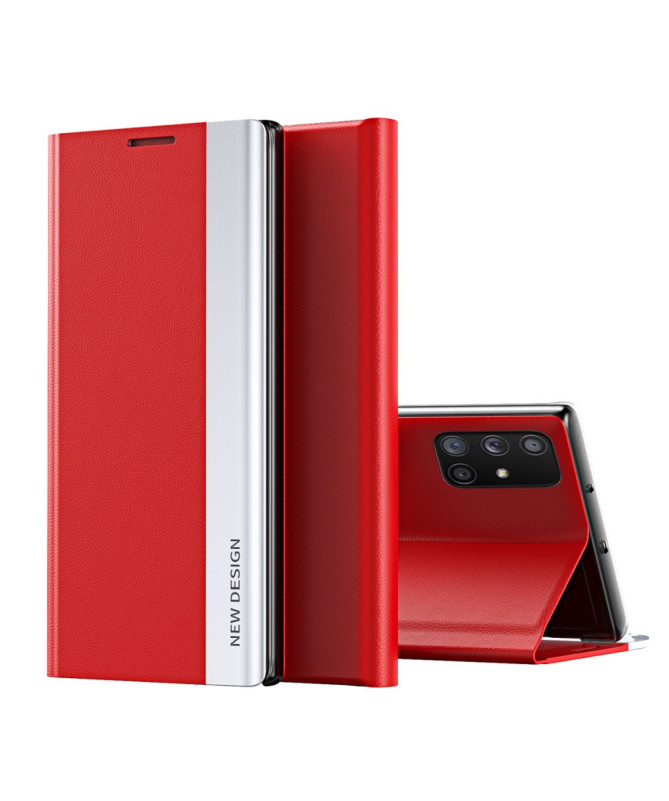 Etui Samsung Galaxy A71 5G Business effet cuir Magnet