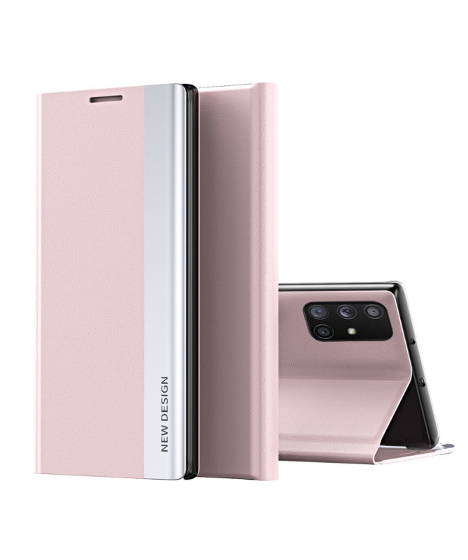 Etui Samsung Galaxy A71 5G Business effet cuir Magnet