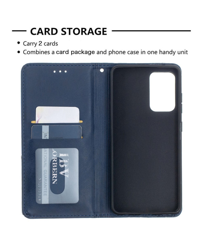 Housse Samsung Galaxy A52 4G/5G / A52s 5G Célinia Style Cuir Porte-car