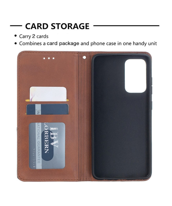 Housse Samsung Galaxy A52 4G/5G / A52s 5G Célinia Style Cuir Porte-car