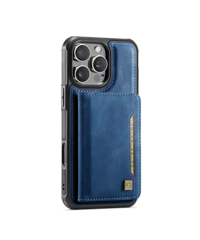 Coque iPhone 16 Pro Max Simili Cuir Vintage & Portefeuille Magnétique