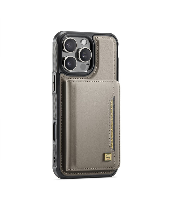 Coque iPhone 16 Pro Max Simili Cuir Vintage & Portefeuille Magnétique