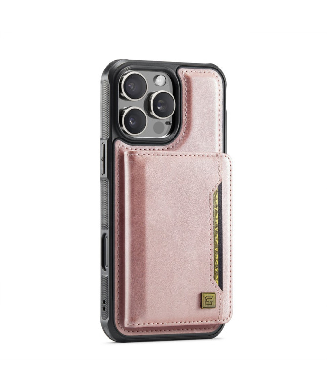 Coque iPhone 16 Pro Max Simili Cuir Vintage & Portefeuille Magnétique