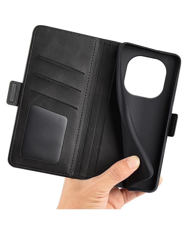 Étui Xiaomi Redmi Note 14 Pro 4G portefeuille revêtement simili cuir m