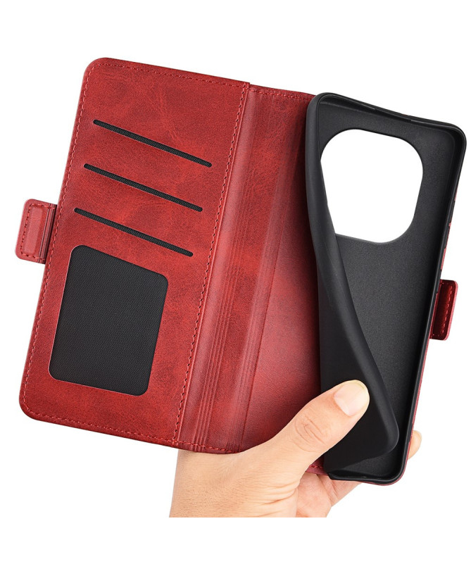 Étui Xiaomi Redmi Note 14 Pro 4G portefeuille revêtement simili cuir m