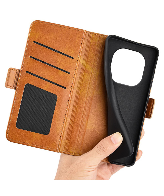 Étui Xiaomi Redmi Note 14 Pro 4G portefeuille revêtement simili cuir m