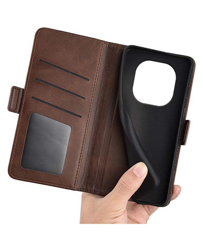 Étui Xiaomi Redmi Note 14 Pro 4G portefeuille revêtement simili cuir m