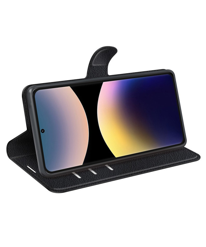 Étui Xiaomi Redmi Note 14 Pro 4G style cuir porte cartes