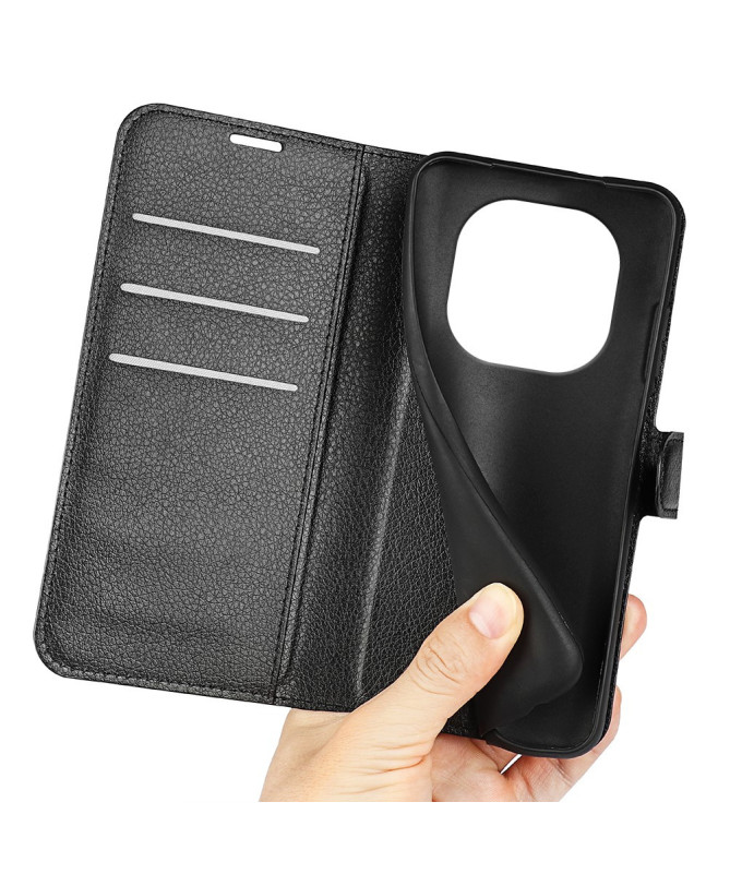 Étui Xiaomi Redmi Note 14 Pro 4G style cuir porte cartes