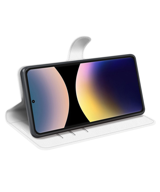 Étui Xiaomi Redmi Note 14 Pro 4G style cuir porte cartes