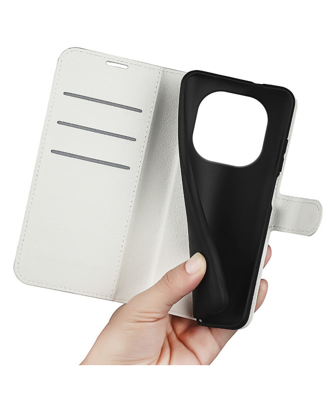 Étui Xiaomi Redmi Note 14 Pro 4G style cuir porte cartes