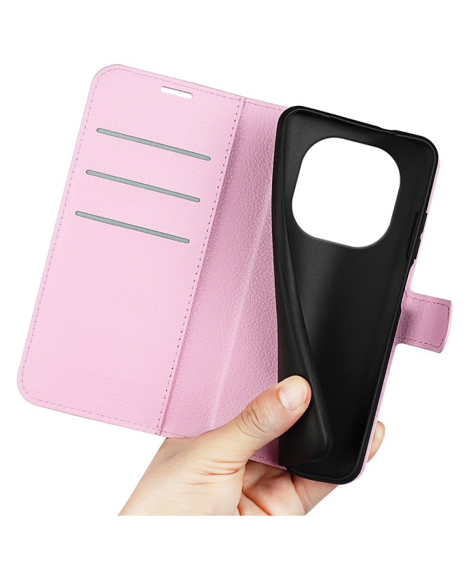 Étui Xiaomi Redmi Note 14 Pro 4G style cuir porte cartes