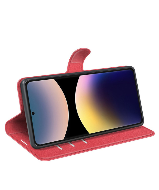 Étui Xiaomi Redmi Note 14 Pro 4G style cuir porte cartes