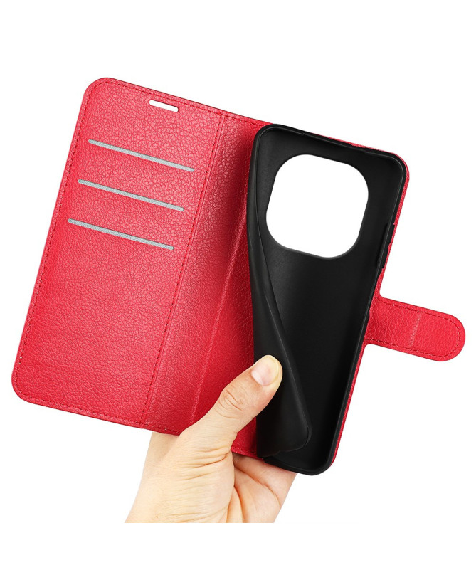 Étui Xiaomi Redmi Note 14 Pro 4G style cuir porte cartes