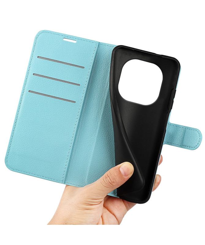 Étui Xiaomi Redmi Note 14 Pro 4G style cuir porte cartes