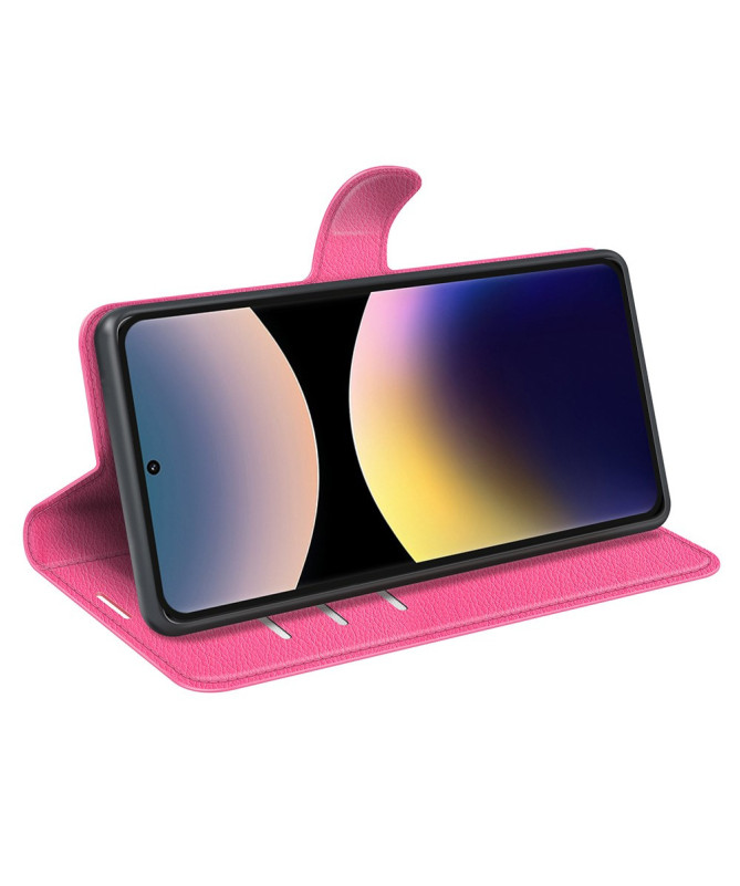 Étui Xiaomi Redmi Note 14 Pro 4G style cuir porte cartes