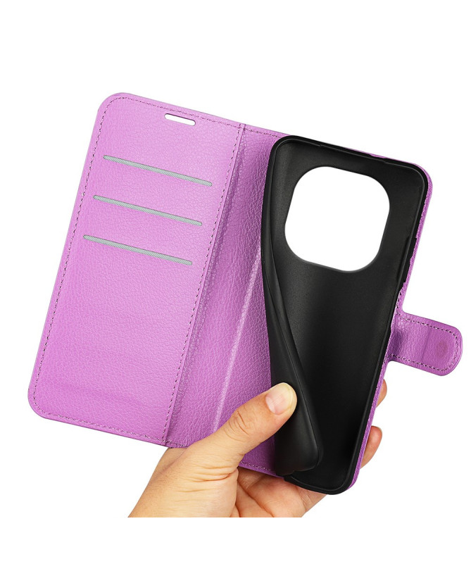 Étui Xiaomi Redmi Note 14 Pro 4G style cuir porte cartes